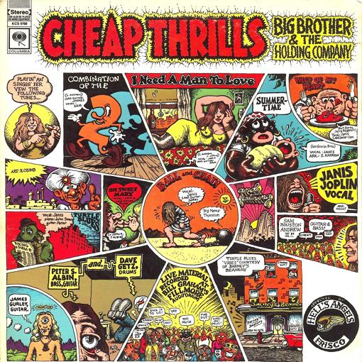 Cubierta diseñada por Robert Crumb para el segundo disco Big Brother and the Holding Company